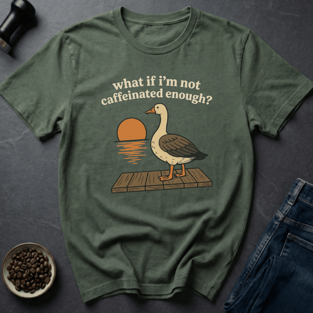 Coffee graphic Caffeine Goose T-Shirt in by Caffeine Dept