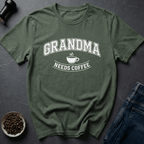 Coffee graphic Grandma Coffee T-Shirt in by Caffeine Dept