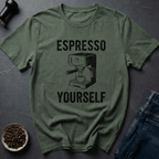 Coffee graphic Espresso Yourself T-Shirt in by Caffeine Dept