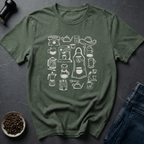 Coffee graphic Coffee Elements T-Shirt in by Caffeine Dept