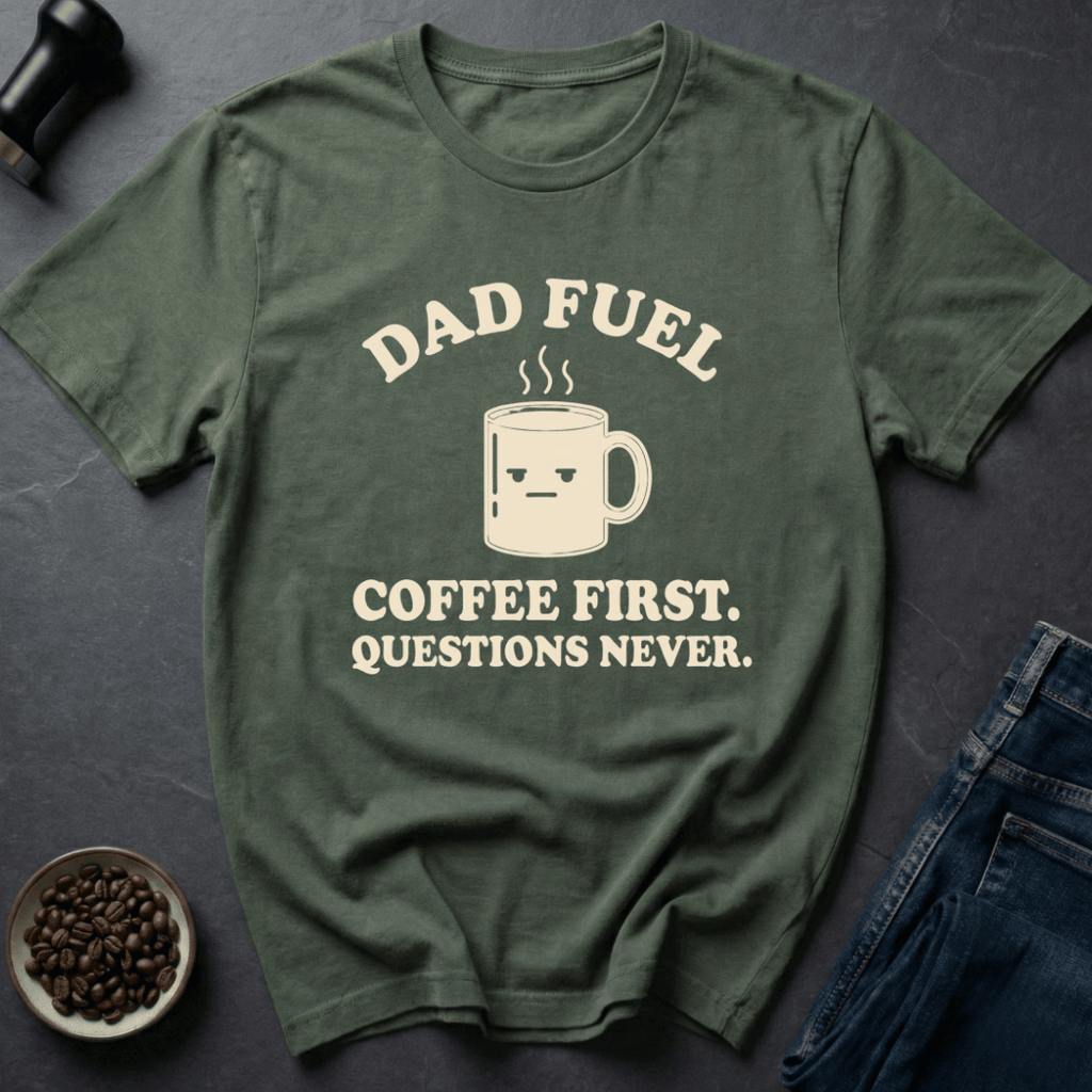 Coffee graphic Father Roast T-Shirt in by Caffeine Dept