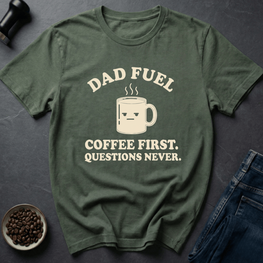 Coffee graphic Father Roast T-Shirt in by Caffeine Dept