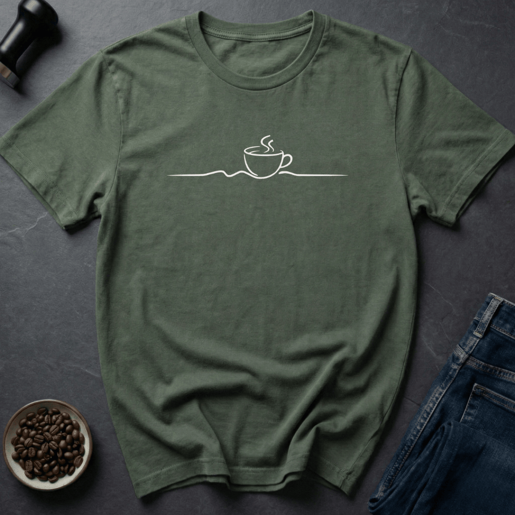 Coffee graphic Morning Ritual T-Shirt in by Caffeine Dept
