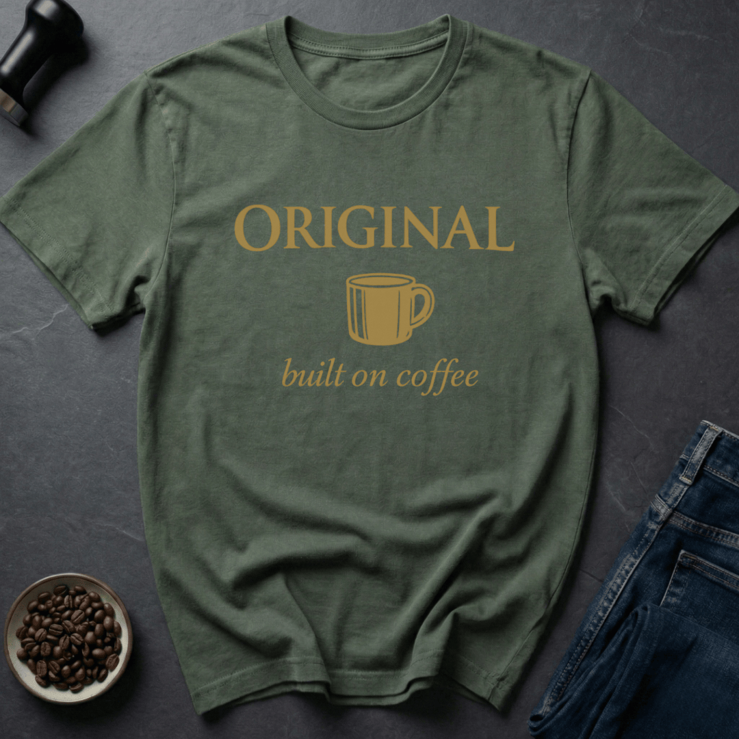 Coffee graphic Original Coffee T-Shirt in by Caffeine Dept