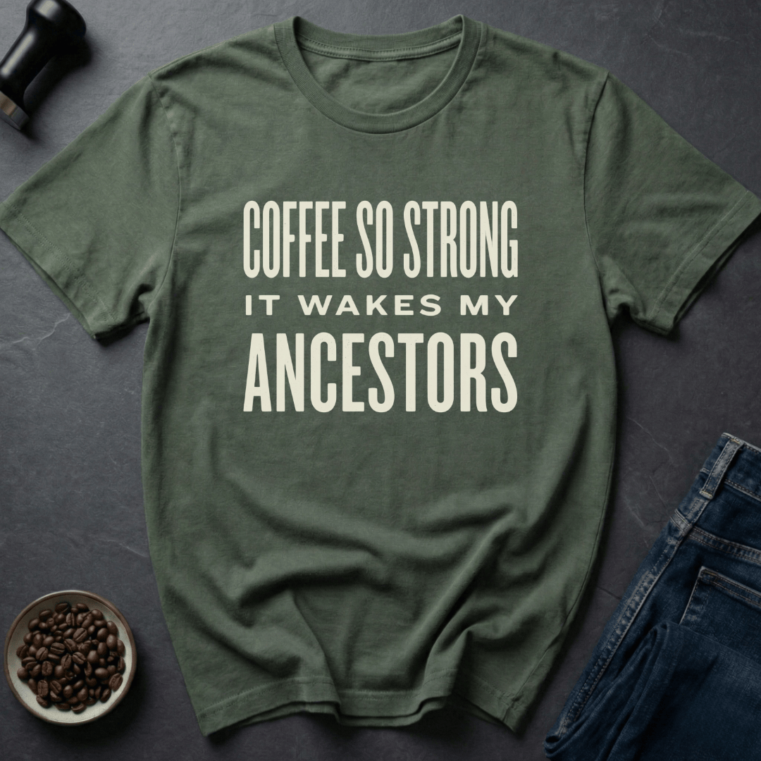 Coffee graphic Heritage Coffee T-Shirt in by Caffeine Dept