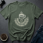 Coffee graphic Again And Again T-Shirt in by Caffeine Dept