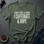 Coffee graphic Caffeinate Hope T-Shirt in by Caffeine Dept