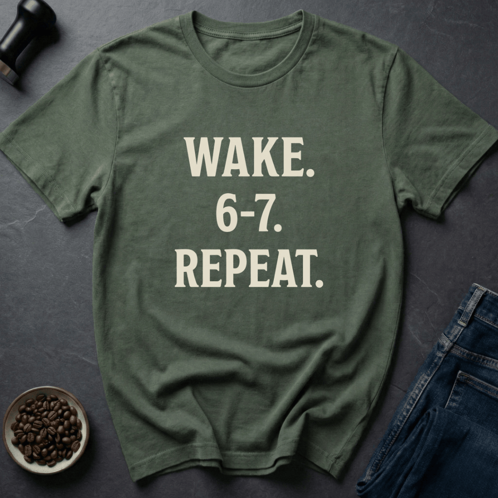 Coffee graphic Coffee Routine T-Shirt in by Caffeine Dept