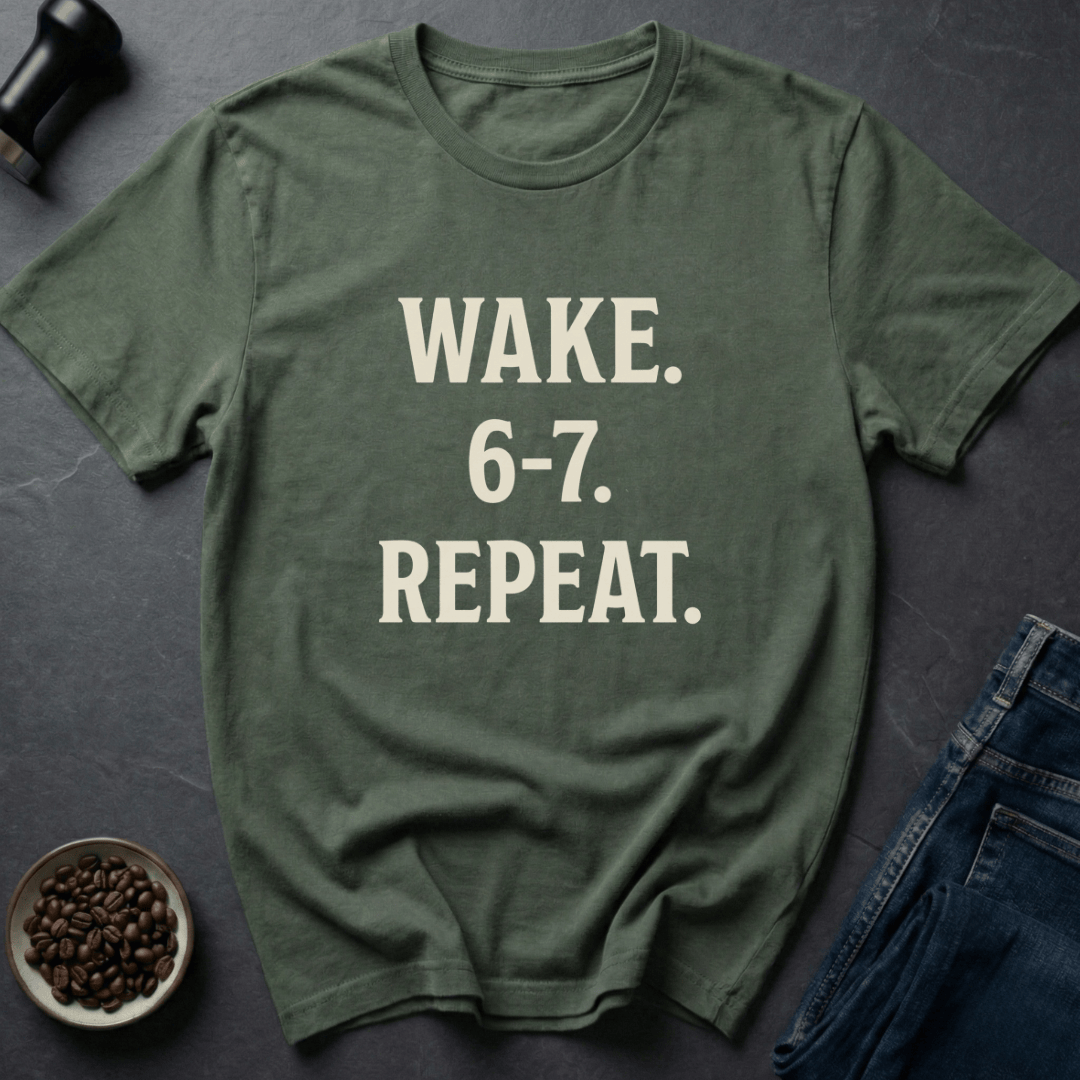 Coffee graphic Coffee Routine T-Shirt in by Caffeine Dept
