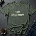Coffee graphic Silent Brewing T-Shirt in by Caffeine Dept