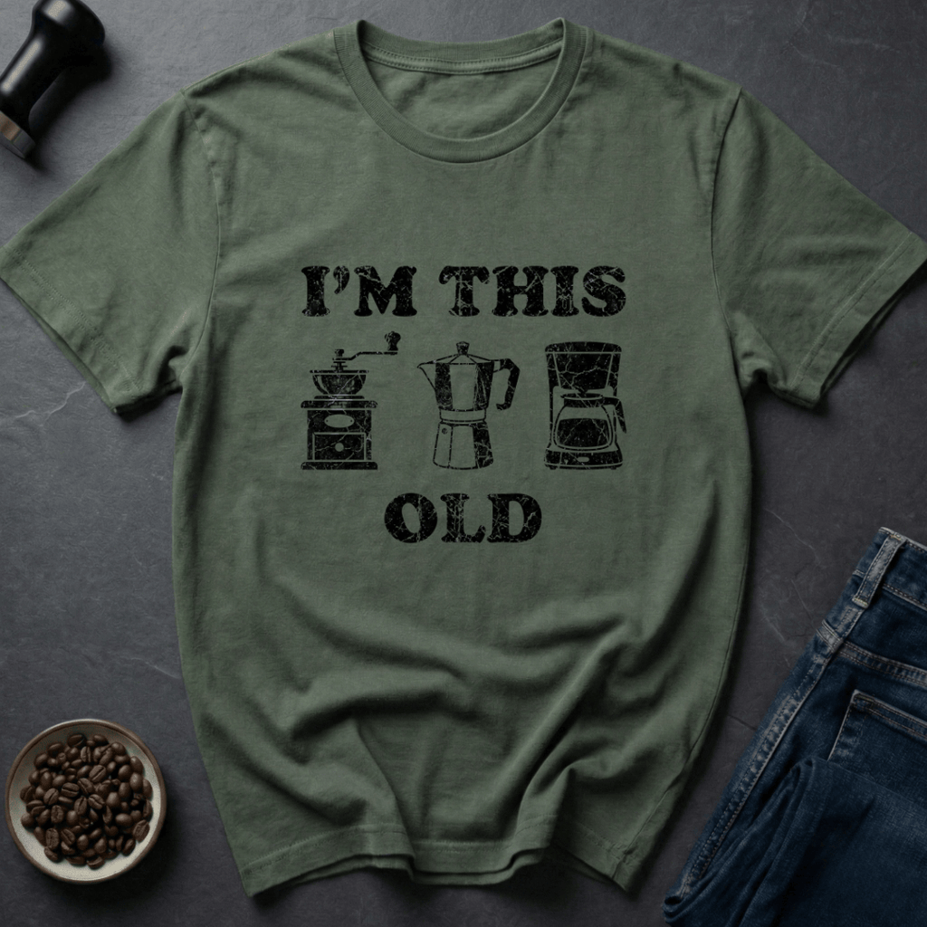 Coffee graphic Vintage Brewer T-Shirt in by Caffeine Dept