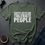Coffee graphic People Fuel T-Shirt in by Caffeine Dept