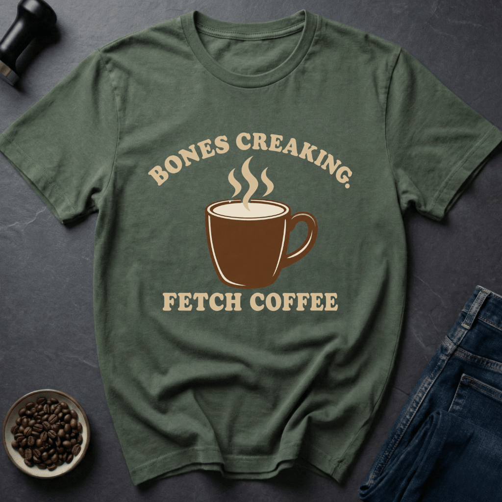 Coffee graphic Break Bones T-Shirt in by Caffeine Dept