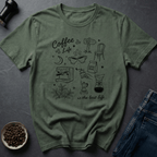 Coffee graphic Coffee Vibes T-Shirt in by Caffeine Dept