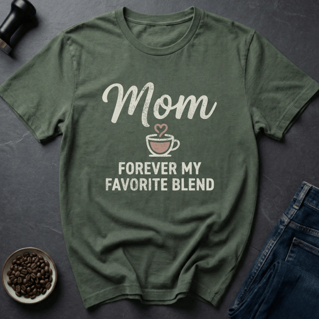 Coffee graphic Favorite Blend T-Shirt in by Caffeine Dept