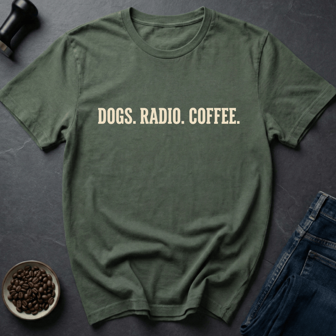 Coffee graphic Porch Brew T-Shirt in by Caffeine Dept