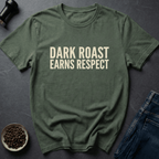 Coffee graphic Dark Roast T-Shirt in by Caffeine Dept