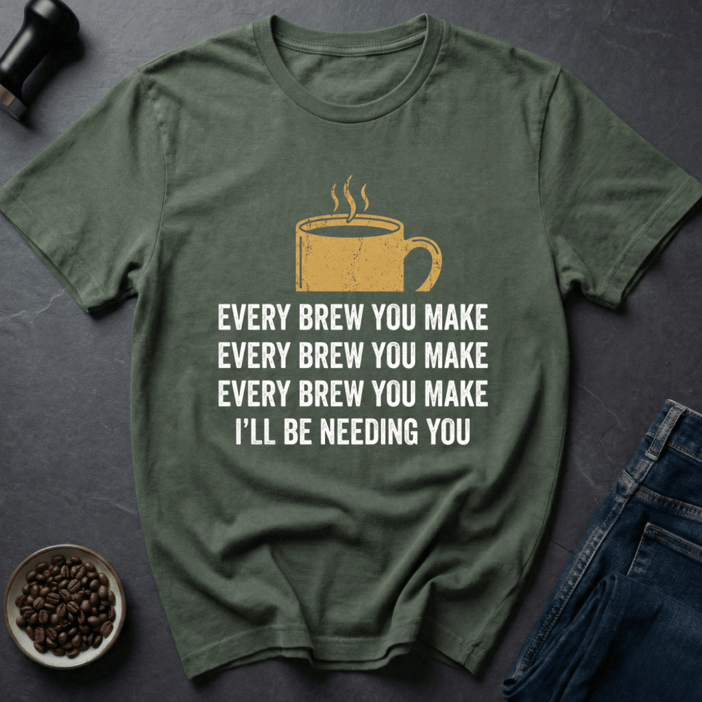 Coffee graphic Sip Stalker T-Shirt in by Caffeine Dept