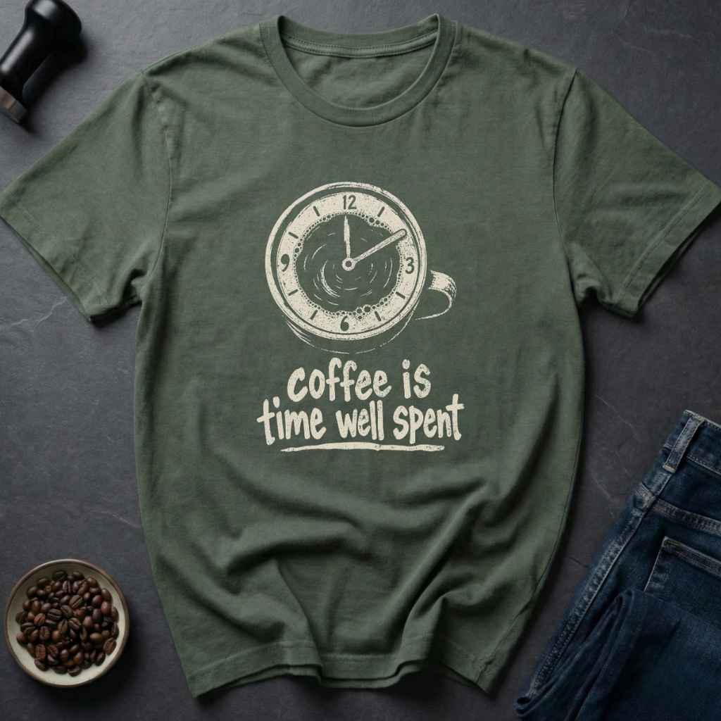 Clock Coffee T-Shirt