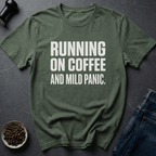 Coffee graphic Anxiety Coffee T-Shirt in by Caffeine Dept