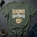 Coffee graphic Aged Energy T-Shirt in by Caffeine Dept
