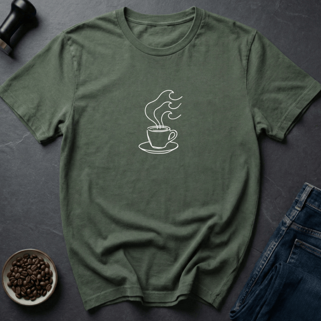 Coffee graphic Simple Brew T-Shirt in by Caffeine Dept