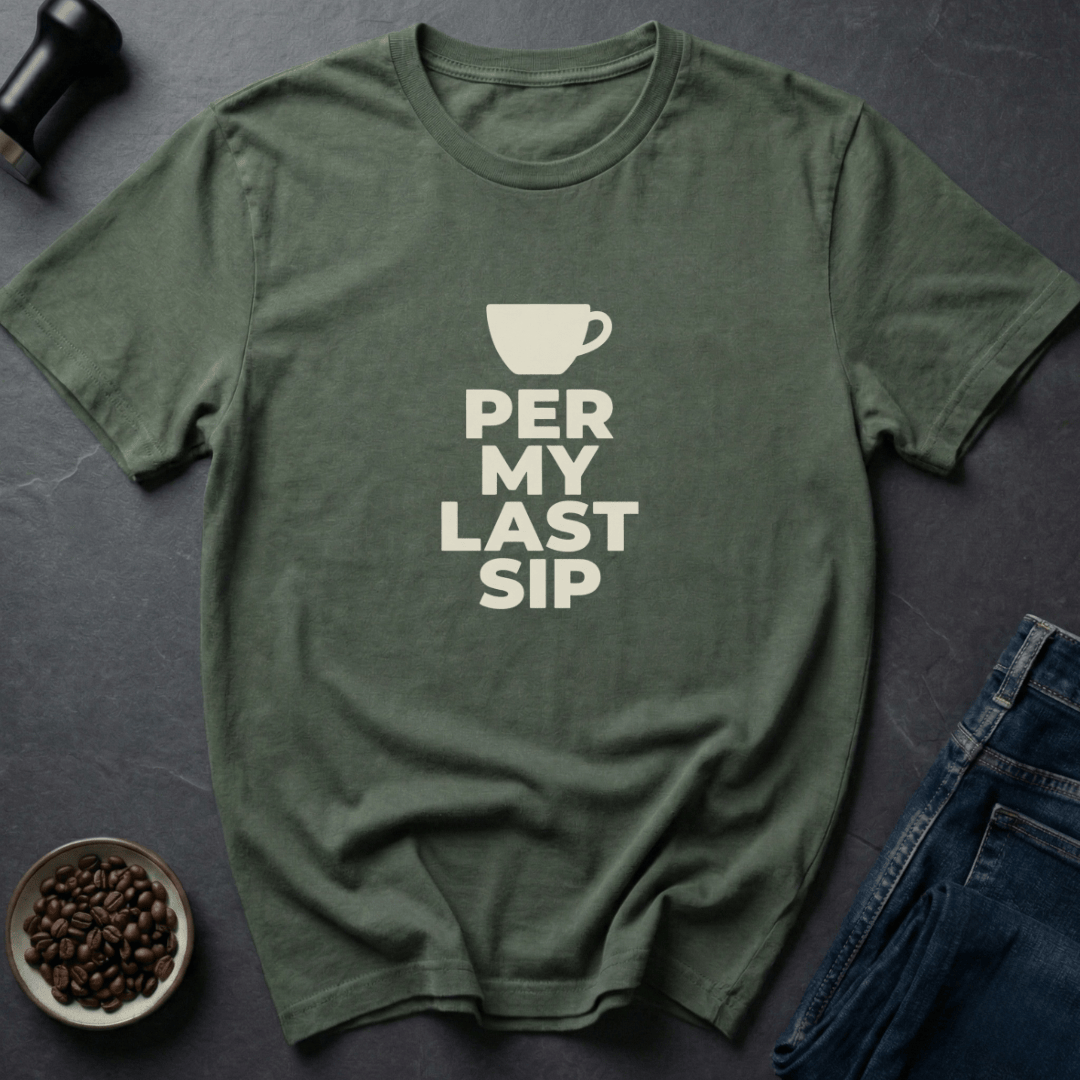 Coffee graphic Coffee Reply T-Shirt in by Caffeine Dept