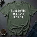 Coffee graphic I Like Coffee... T-Shirt in by Caffeine Dept