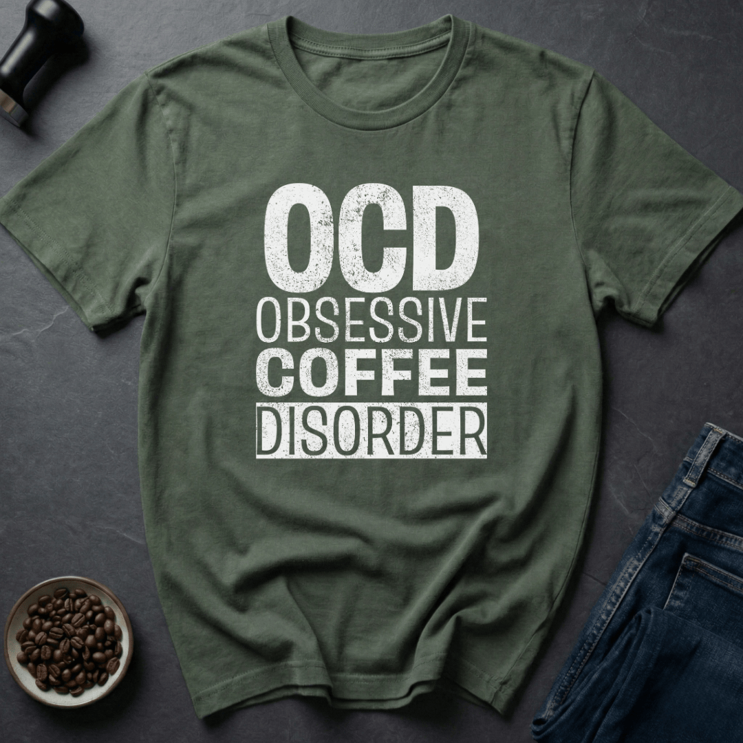 Coffee graphic Coffee Disorder T-Shirt in by Caffeine Dept