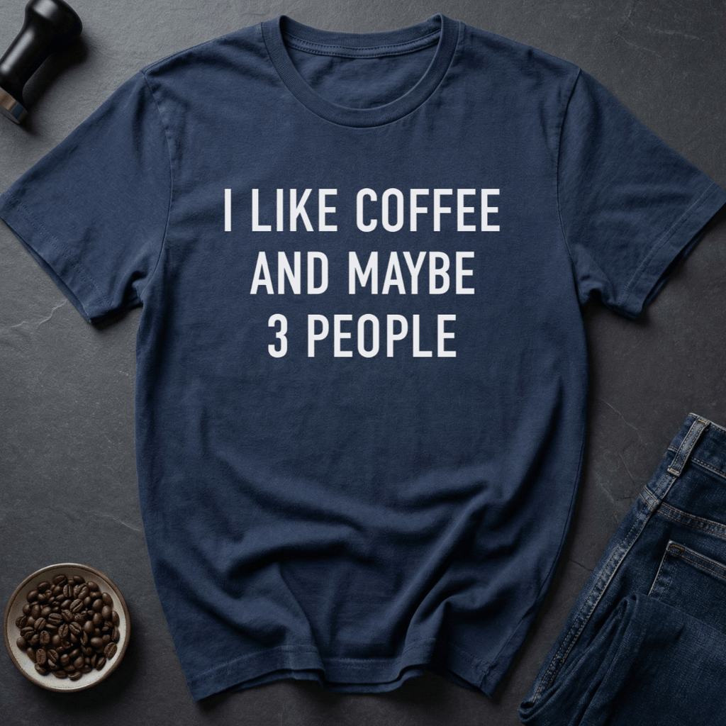 Coffee graphic I Like Coffee... T-Shirt in by Caffeine Dept