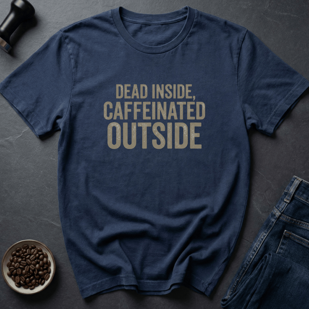 Coffee graphic Alive-ish T-Shirt in by Caffeine Dept