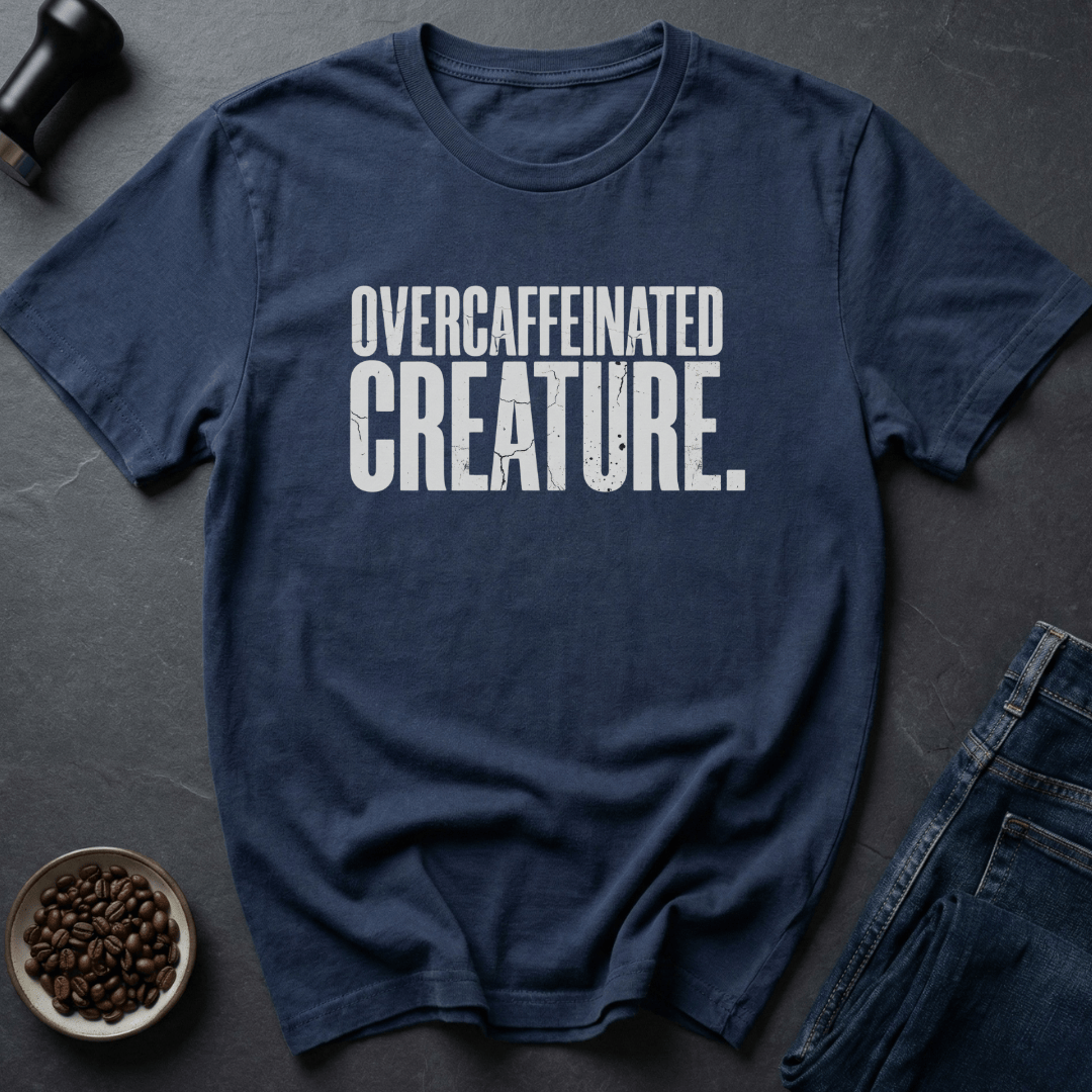 Coffee graphic Caffeinated Chaos T-Shirt in by Caffeine Dept