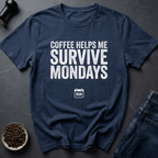 Coffee graphic Monday Fuel T-Shirt in by Caffeine Dept