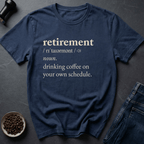 Coffee graphic Retired Brewing T-Shirt in by Caffeine Dept