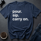 Coffee graphic Carry On T-Shirt in by Caffeine Dept
