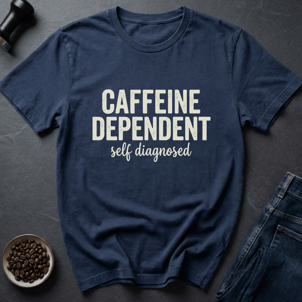 Coffee graphic Coffee Addict T-Shirt in by Caffeine Dept