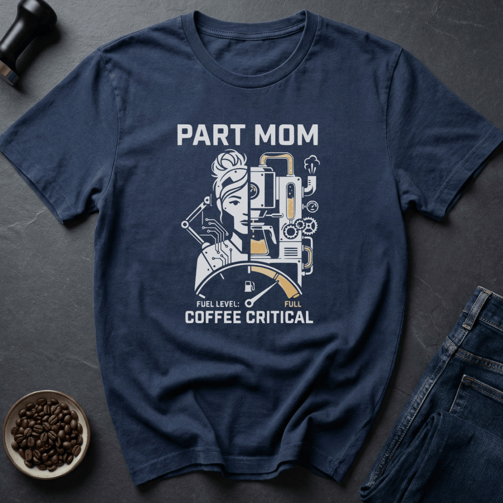 Coffee graphic Coffee Critical Mom T-Shirt in by Caffeine Dept