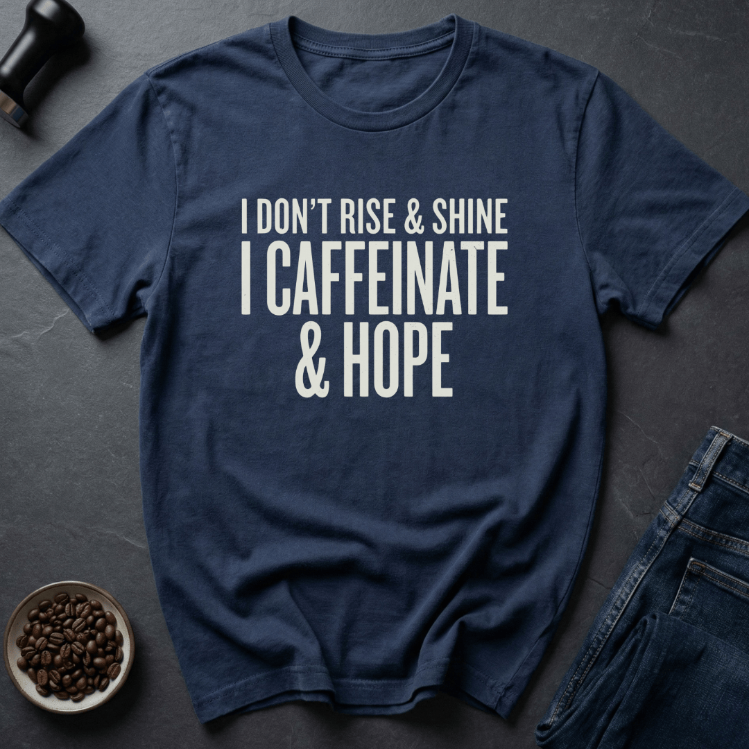 Coffee graphic Caffeinate Hope T-Shirt in by Caffeine Dept