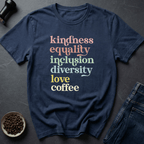 Coffee graphic Kind Coffee T-Shirt in by Caffeine Dept