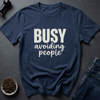 Coffee graphic Avoiding People T-Shirt in by Caffeine Dept