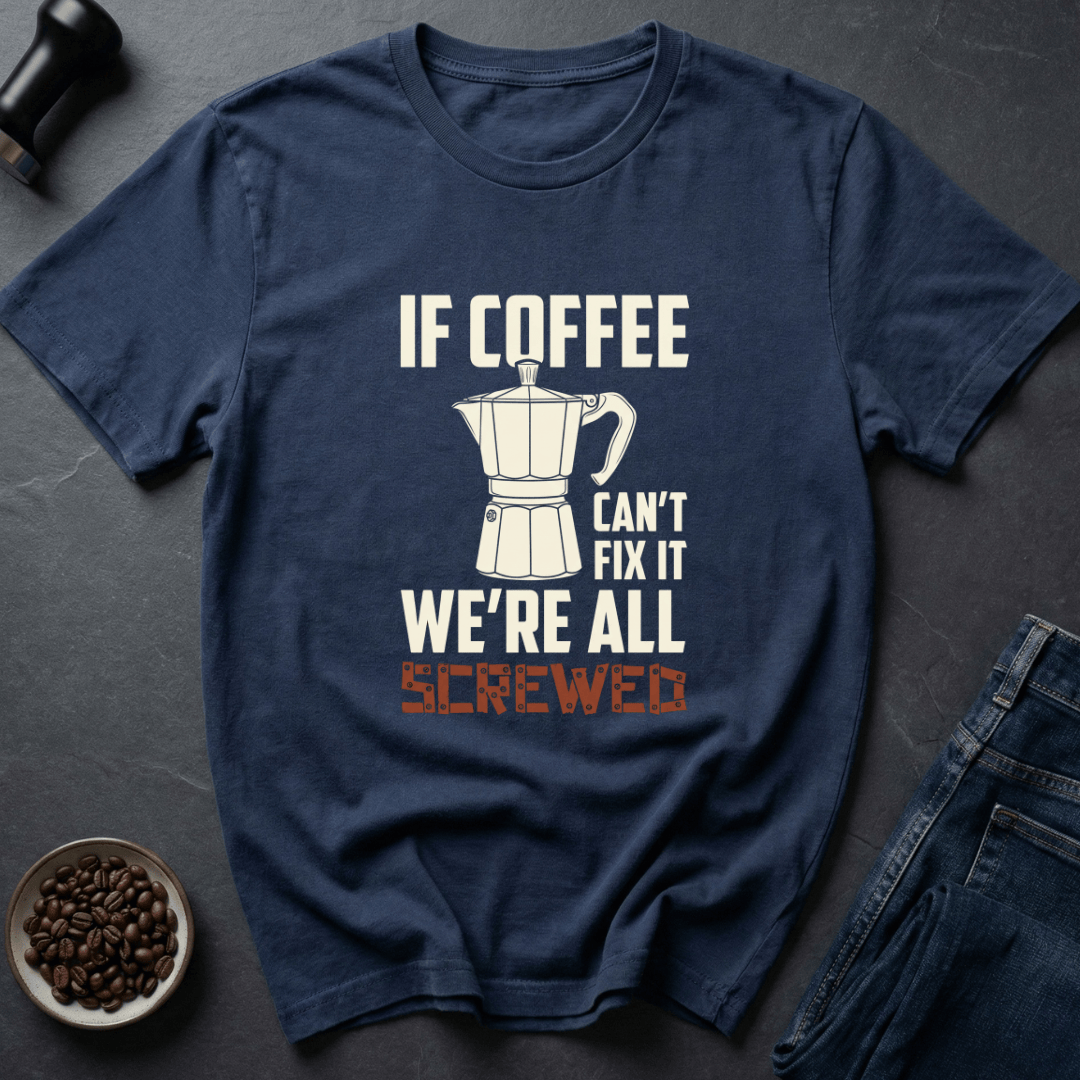 Coffee graphic Brew Therapy T-Shirt in by Caffeine Dept