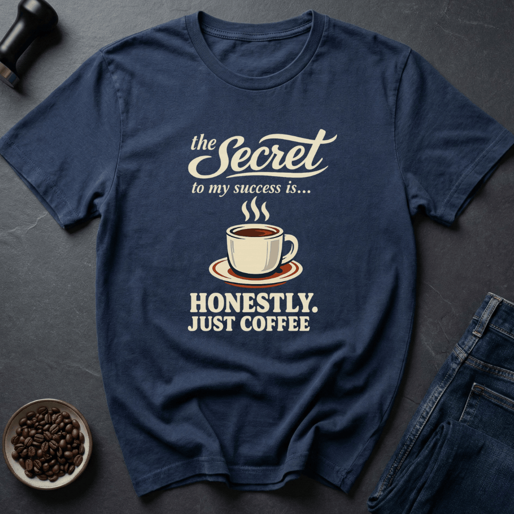Coffee graphic Coffee Secret T-Shirt in by Caffeine Dept