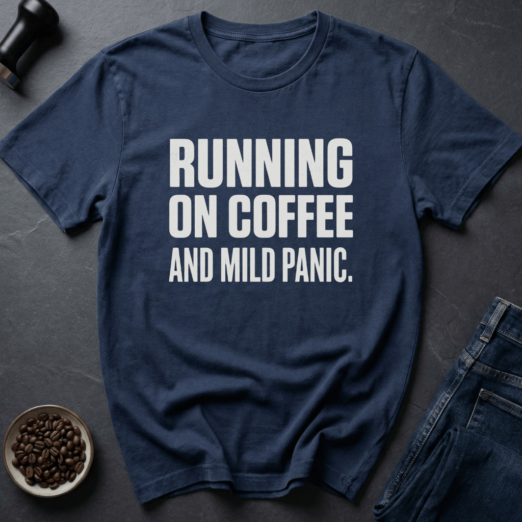 Coffee graphic Anxiety Coffee T-Shirt in by Caffeine Dept
