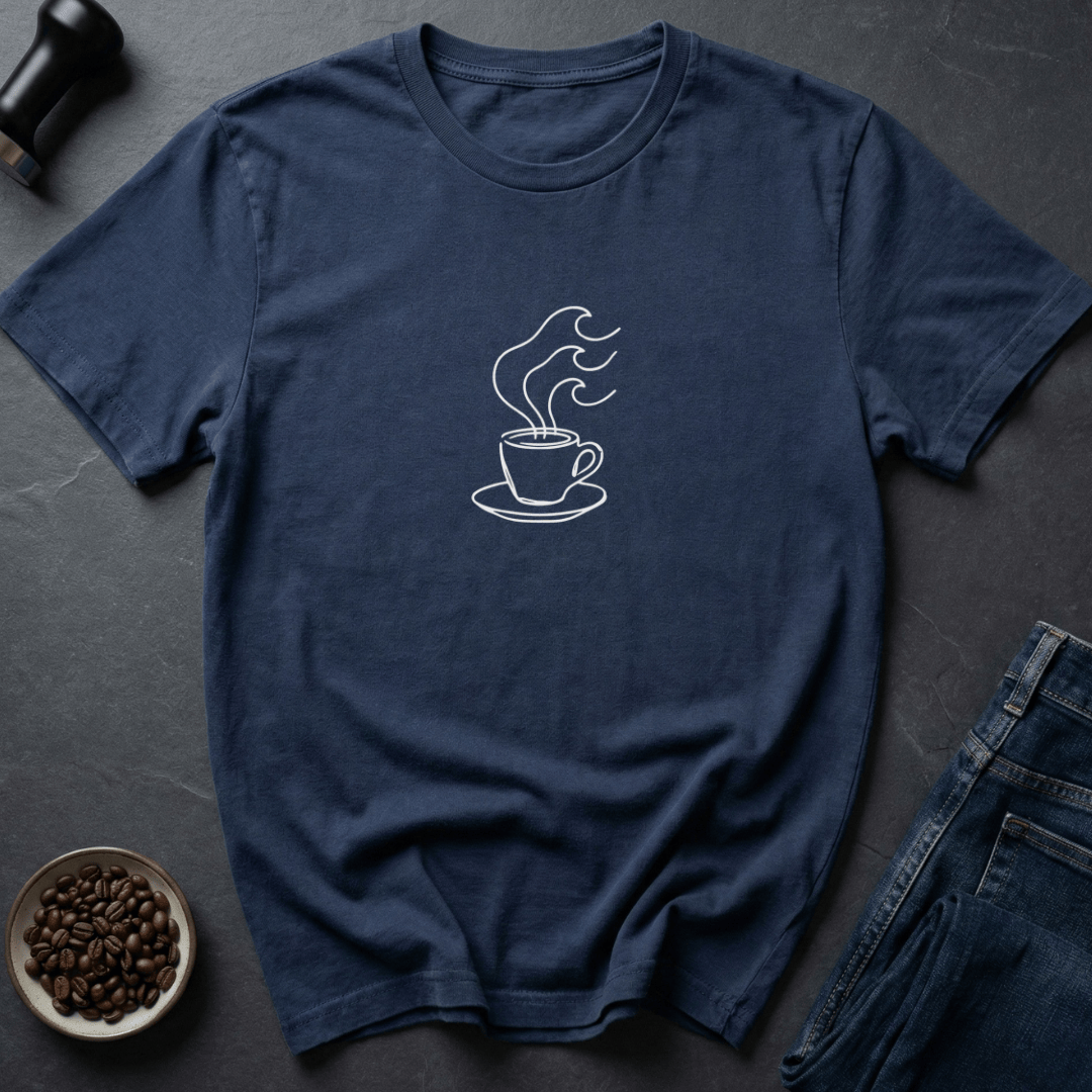 Coffee graphic Simple Brew T-Shirt in by Caffeine Dept