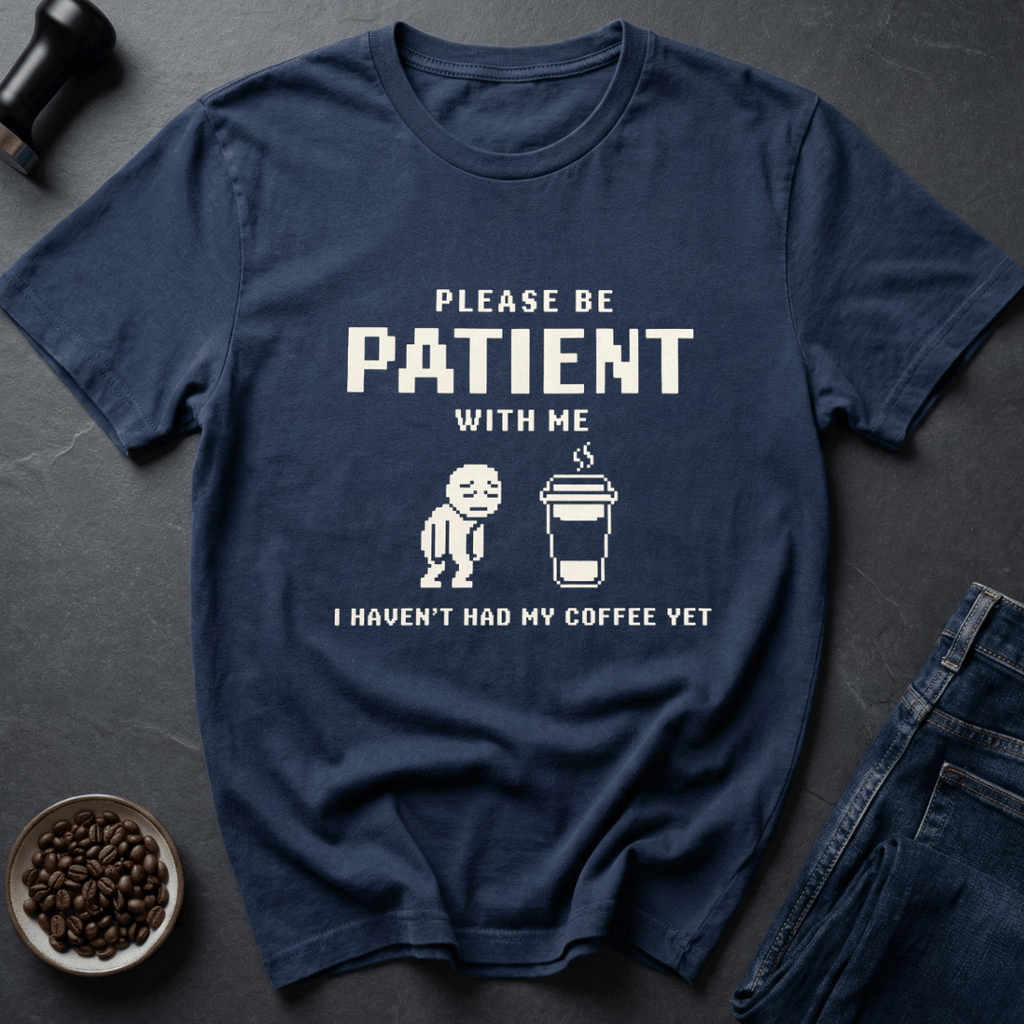 Coffee graphic Caffeine Pending T-Shirt in by Caffeine Dept