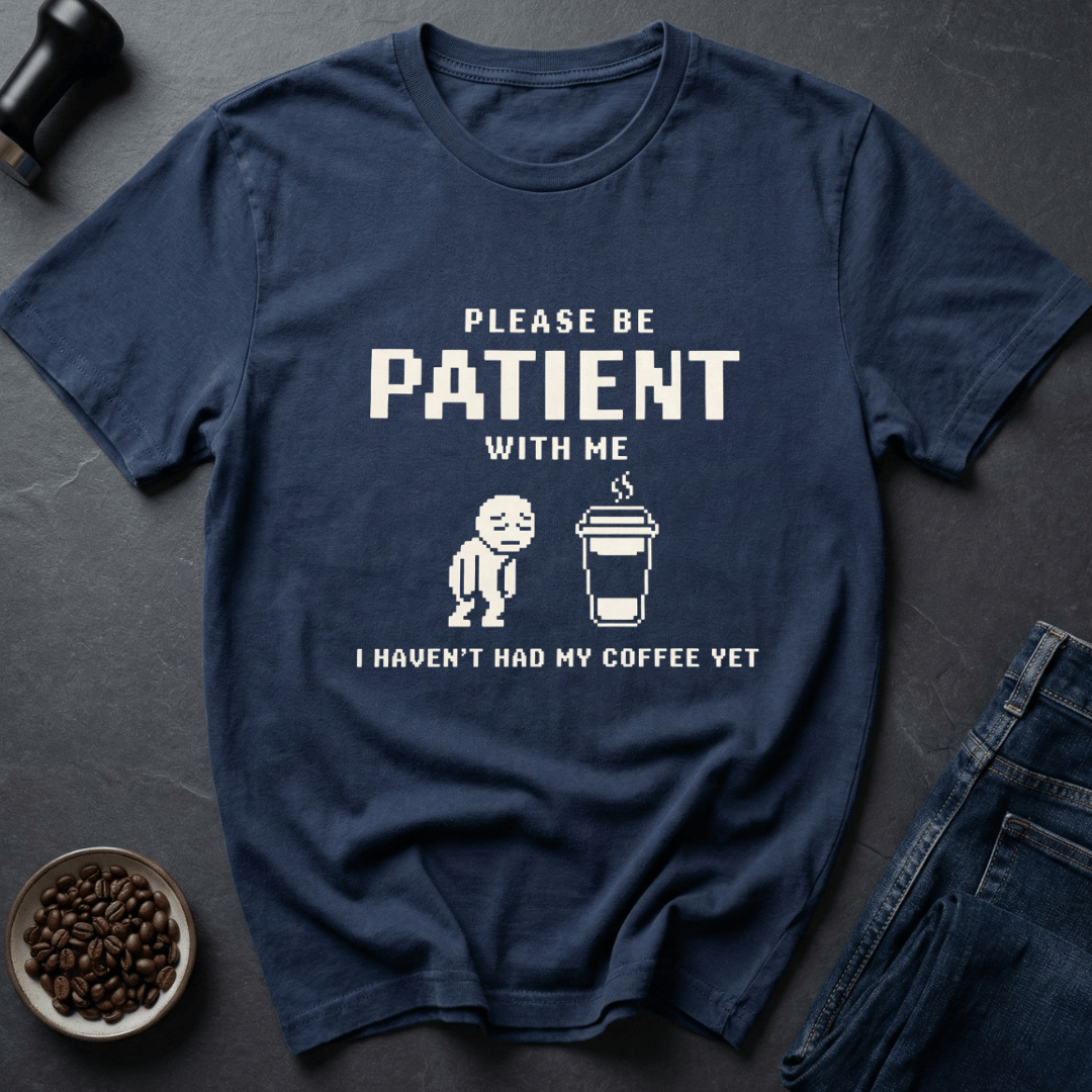 Coffee graphic Caffeine Pending T-Shirt in by Caffeine Dept