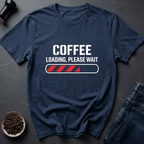 Coffee graphic Brew Booting T-Shirt in by Caffeine Dept