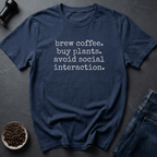 Coffee graphic Coffee Plants Repeat T-Shirt in by Caffeine Dept