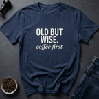Coffee graphic Old Wise T-Shirt in by Caffeine Dept