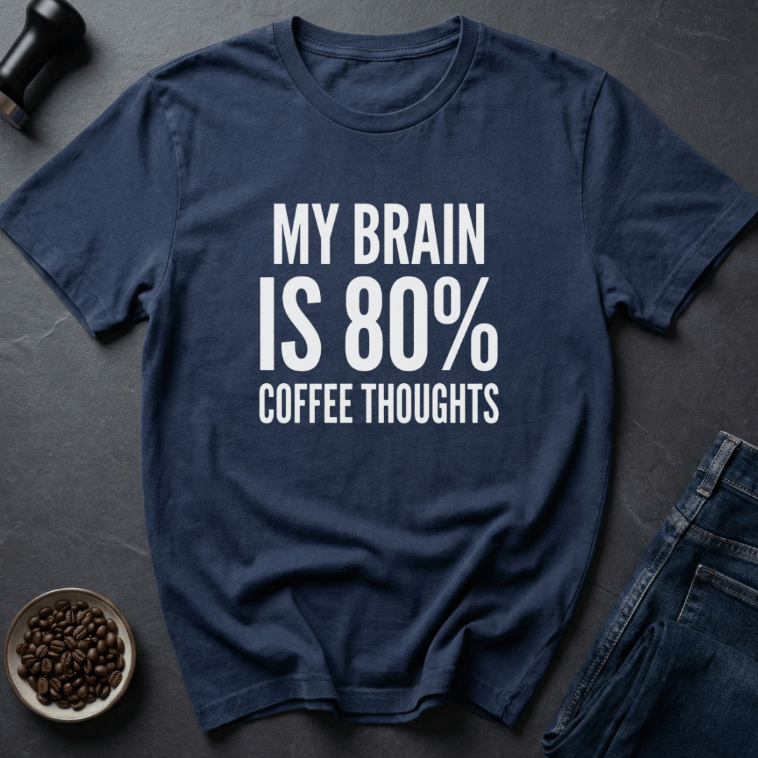 Coffee graphic Bean Powered T-Shirt in by Caffeine Dept